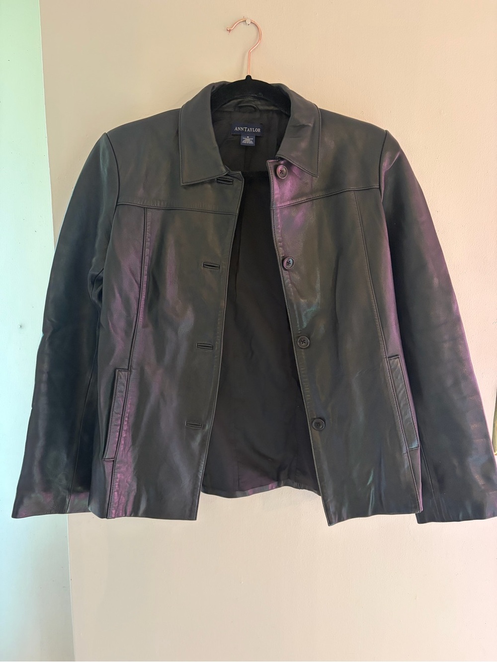 Ann Taylor Black Leather Jacket